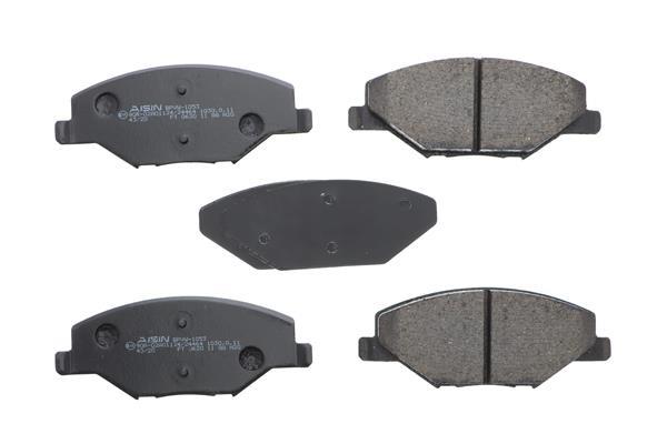 Jeu de 4 plaquettes de frein AISIN ref. BPVW-1053